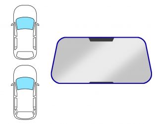 MOLDURA PARABRISAS MAZDA 6 2002-2006 4/5 PUERTAS / FAMILIAR / DELANTERA / COMPLETA