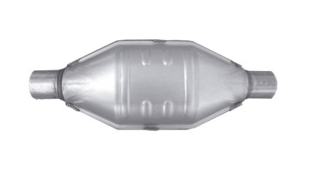 CATALIZADOR UNIVERSAL RECTANGULAR EURO 4 GASOLINA / DIESEL SIN SONDA BOCA 45MM DIAMETRO x 400MM LONGITUD