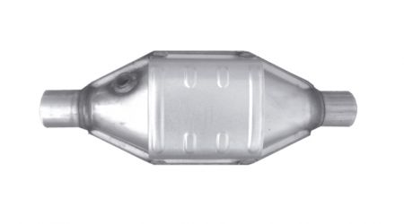 CATALIZADOR UNIVERSAL RECTANGULAR EURO 4 GASOLINA / DIESEL CON SONDA BOCA 52MM DIAMETRO x 400MM LONGITUD