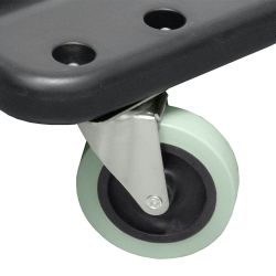 RUEDA PARA CAMILLA PLASTICO REF.52148      GRIS