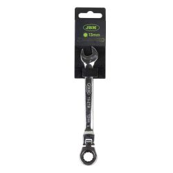 LLAVE COMBINADA ARTICULADA CON TRINQUETE 13MM - ACABADO BRILLANTE