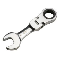 LLAVE COMBINADA MINI ARTICULADA CON TRINQUETE - 14MM