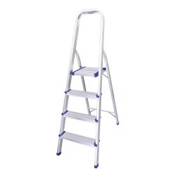 ESCALERA DE ALUMINIO CON 4 PELDAÑOS