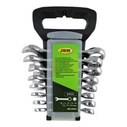 KIT DE 8 LLAVES COMBINADAS CORTAS