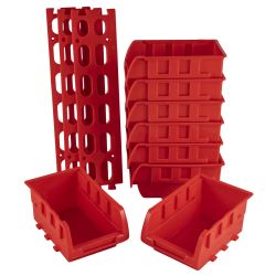SET 8 CAJONES APILABLES CON GUÍA