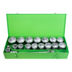 ESTUCHE METÁLICO CON 22 PIEZAS DE AUTOCLÉ DE 1