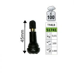 VÁLVULA PARA LLANTAS TR413 45MM