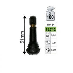 VÁLVULA PARA LLANTAS TR414 51MM