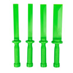 SET DE 4 PALANCAS DE NYLON TIPO CUCHILLA