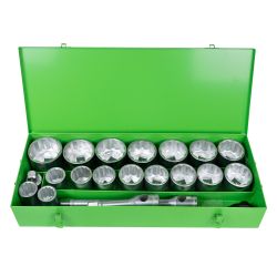 ESTUCHE METÁLICO CON 22 PIEZAS DE AUTOCLÉ DE 1