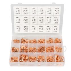 ESTUCHE DE ARANDELAS 18 COBRE 900 PIEZAS