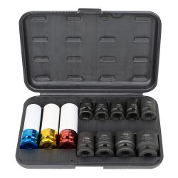SET DE 12 VASOS DE IMPACTO DE 1/2
