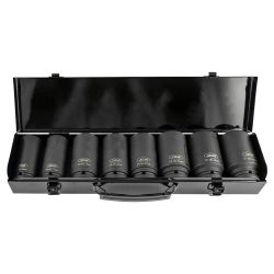 SET DE 8 VASOS DE IMPACTO HEXAGONALES 3/4