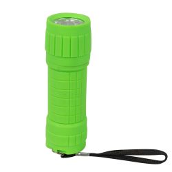 LINTERNA PLÁSTICA 9 LEDS - VERDE