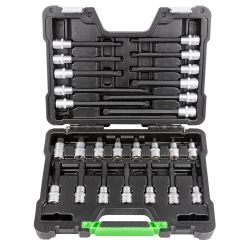 ESTUCHE DE PUNTAS PARA TORNILLOS DE 12 CANTOS 26 PIEZAS