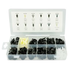 ESTUCHE DE CLIPS PLASTICOS MAZDA 190 PCS