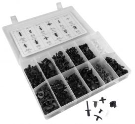 ESTUCHE DE CLIPS PLASTICOS VOLVO 350 PCS