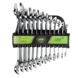 KIT DE 12 LLAVES FIJAS - ACABADO BRILLANTE