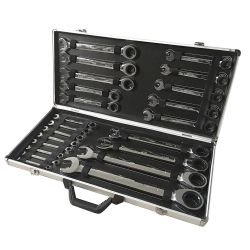 SET DE 22 LLAVES COMBINADAS CON TRINQUETE