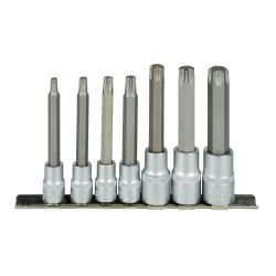 JUEGO DE 7 PUNTAS TORX DE 3/8