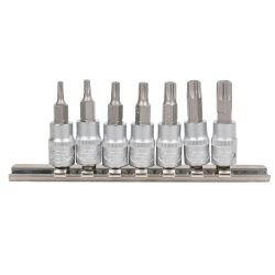 JUEGO DE 7 PUNTAS TORX INVIOLABLE 1/4