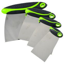 SET DE 4 ESPÁTULAS DE ACERO