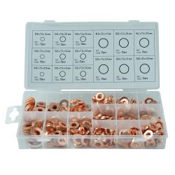 ESTUCHE DE ARANDELAS DE COBRE PARA INYECTORES 375 PCS