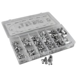 ESTUCHE DE REMACHES TUERCA DE ALUMINIO