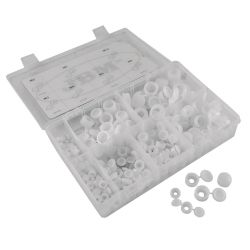 ESTUCHE DE PASACABLES DE GOMA (190PCS) M2,3,4,5,6,8, 10