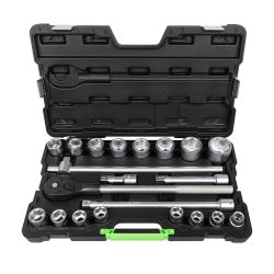 ESTUCHE DE HERRAMIENTAS CON 21 PIEZAS AUTOCLE 3/4