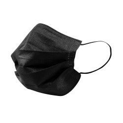MASCARILLA NEGRA DE PROTECCIÓN INDIVIDUAL HIGIÉNICA (DE UN SOLO USO)