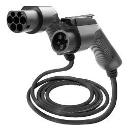 CABLE DE CARGA PARA COCHE ELÉCTRICO, 7.5KW, 32 A, TIPO 1 A TIPO 2 (MONOFÁSICO)