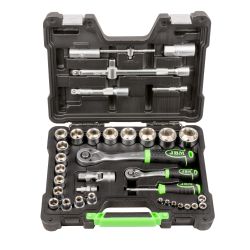 ESTUCHE DE HERRAMIENTAS DE 37 PIEZAS EN PULGADA