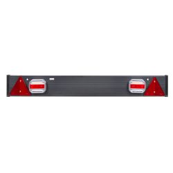 BARRA PARA REMOLQUE CON 2 PILOTOS LED Y 2 CATAREFLECTANTES