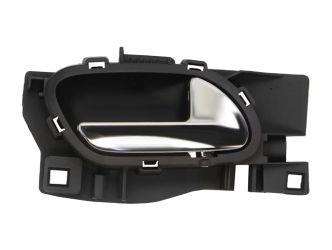 MANETA DE PUERTA INTERIOR CITROEN JUMPY 2007-2016 CON PALANCA CROMADA / BASE NEGRO / DELANTERA DERECHA