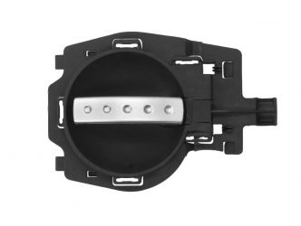 MANETA DE PUERTA INTERIOR CITROEN C2 2003-2008 CON PALANCA PLATA / BASE NEGRO / DELANTERA DERECHA