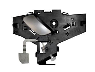 MANETA DE PUERTA INTERIOR CITROEN C5 2000-2005 CON PALANCA PLATA / BASE NEGRA / DELANTERA DERECHA