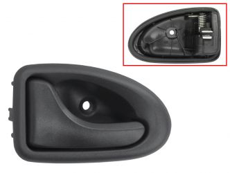MANETA DE PUERTA INTERIOR RENAULT CLIO CAMPUS 2006-2009 PARA VARILLA / NEGRA / DELANTERA IZQUIERDA