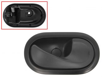 MANETA DE PUERTA INTERIOR DACIA LOGAN 2008-2013 PARA CLIP / CON PALANCA NEGRA / BASE NEGRO / DELANTERO DERECHA