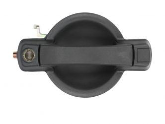 MANETA DE PUERTA EXTERIOR FIAT DOBLO 2001-2006 NEGRA / CON AGUJERO LLAVE / DELANTERA DERECHA