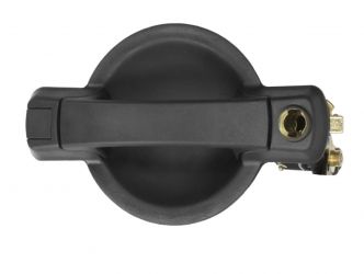 MANETA DE PUERTA EXTERIOR FIAT DOBLO 2001-2006 NEGRA / CON AGUJERO LLAVE / 2 PUERTAS TRASERAS