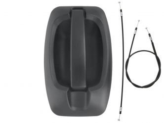MANETA DE PUERTA EXTERIOR FIAT DUCATO 2006-2014 NEGRA / CON CABLE / LATERAL DERECHA