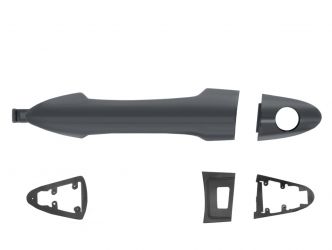 MANETA DE PUERTA EXTERIOR KIA PICANTO 2011-2015 IMPRIMADA / CON AGUJERO LLAVE / DELANTERA IZQUIERDA