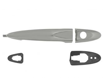 MANETA DE PUERTA EXTERIOR LANCIA YPSILON 2006-2011 CROMADA / CON AGUJERO LLAVE / DELANTERA IZQUIERDA