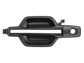 MANETA DE PUERTA EXTERIOR MITSUBISHI MONTERO 2000-2003 NEGRA / CON AGUJERO LLAVE / DELANTERA IZQUIERDA