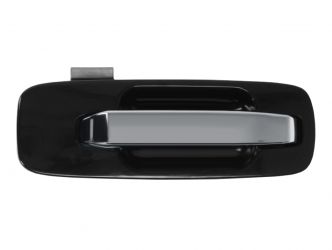MANETA DE PUERTA EXTERIOR NISSAN X-TRAIL 2001-2004 NEGRA / MANILLA CROMADA / TRASERA DERECHA