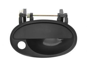 MANETA DE PUERTA EXTERIOR OPEL COMBO 2000-2011 NEGRA / CON AGUJERO LLAVE / DELANTERA DERECHA