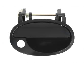 MANETA DE PUERTA EXTERIOR OPEL COMBO 2000-2011 NEGRA LISA / CON AGUJERO LLAVE / DELANTERA DERECHA