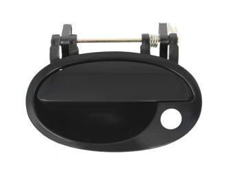 MANETA DE PUERTA EXTERIOR OPEL COMBO 2000-2011 NEGRA LISA / CON AGUJERO LLAVE / DELANTERA IZQUIERDA
