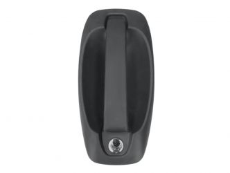 MANETA DE PUERTA EXTERIOR OPEL COMBO 2012-2018 NEGRA / CON AGUJERO LLAVE / DELANTERA DERECHA